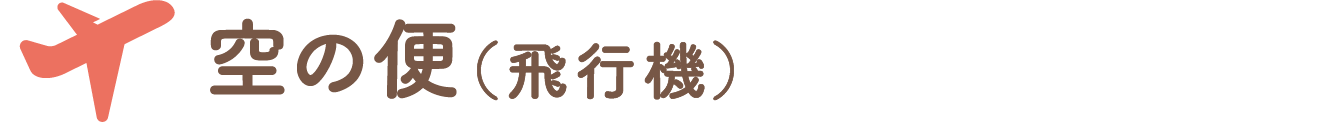 空の便（飛行機）